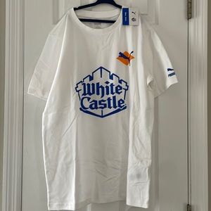 (NWT) Rare Mens Puma White Castle shirt size small